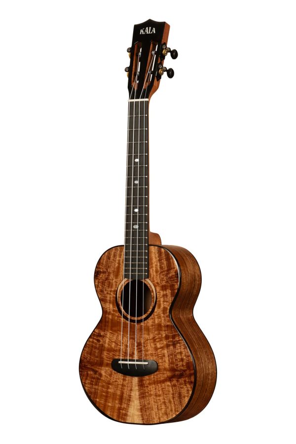 Kala KA-CT-SA-TG-BAG Contour All Solid Gloss Acacia Tenor Ukulele with Bag For Discount