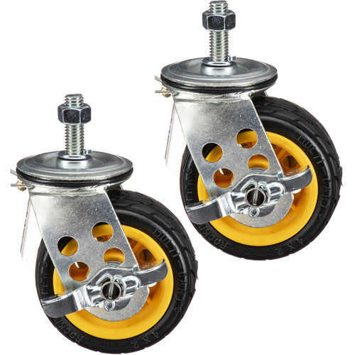 Rock-N-Roller RCSTR4X2 Ground Glider Caster with Brake (2-Pack) - 4 x 2  For Cheap