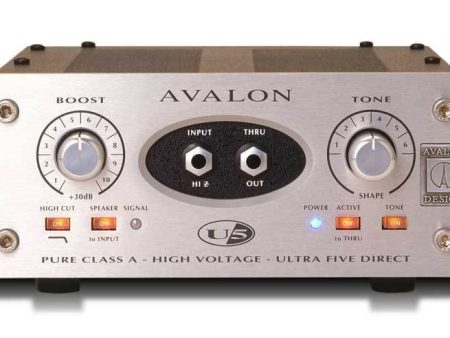 Avalon U5 Microphone Preamplifier (Silver) Discount