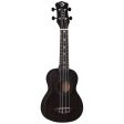 Luna VINTAGE Mahogany Soprano Ukulele (Black Satin) Online Sale