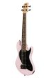 Kala UBASS-SB-LP-FS Solid Body 4-String Fretted Ukulele Bass (Pale Pink) Fashion