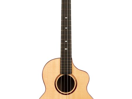 Kala KA-CT-SSRW-BG-C-BAG Contour All Solid Gloss Spruce Rosewood Baritone Ukulele with Bag Online now