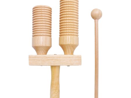 Granite Percussion GP-AGOGO1 Mini Wooden Agogo - 6.5  on Sale