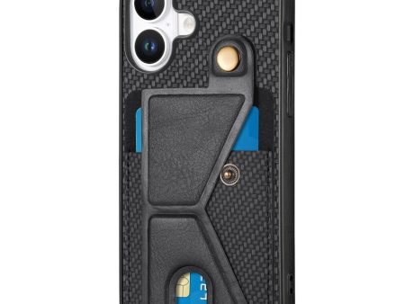 EIDERWOOD iPhone 16 Plus K-Formet Hybrid Cover - Sort Hot on Sale