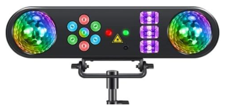 Focus-9 LEDFX-68 Mini 5-in-1 DJ Party Bar with Stand Hot on Sale