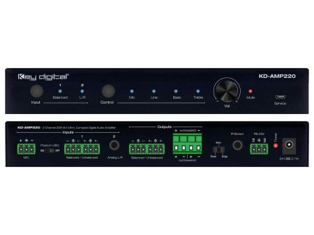 Key Digital KD-3.5MMEXT6 Compact Digital Amplifier and Pre-Amplifier Online now