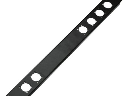 K&M 28306 6 Pre Punched Holes Steel Panel - 1U Supply