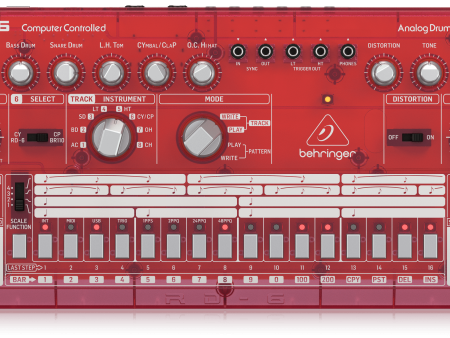 Behringer RD-6-SB Analog Drum Machine - Strawberry Supply