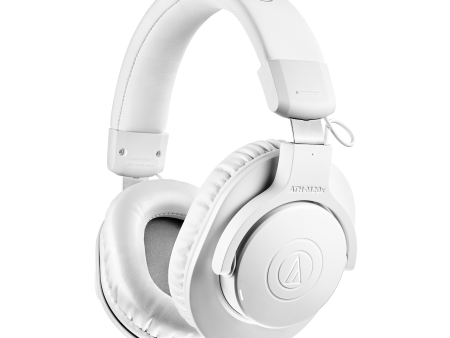 Audio-Technica ATH-M20xBT Wireless Over-Ear Headphones (White) For Discount