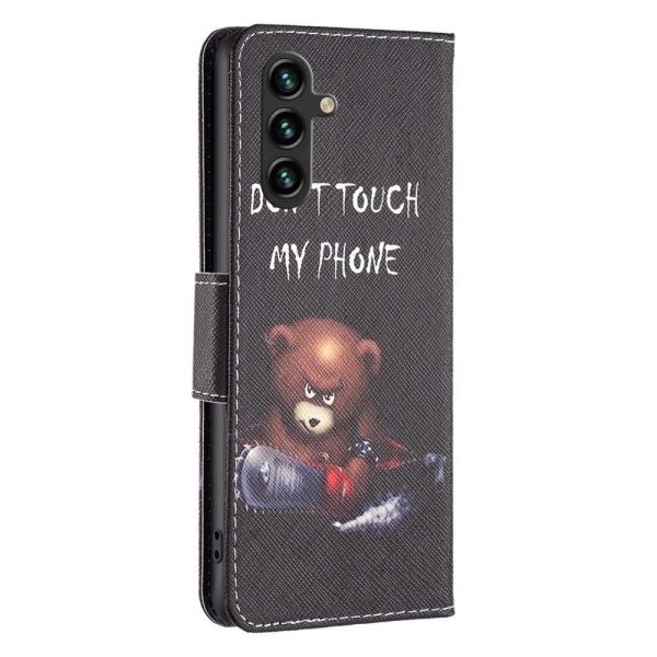 EIDERWOOD Samsung Galaxy A16 Læder Cover m. Pung & Print - Bjørn on Sale