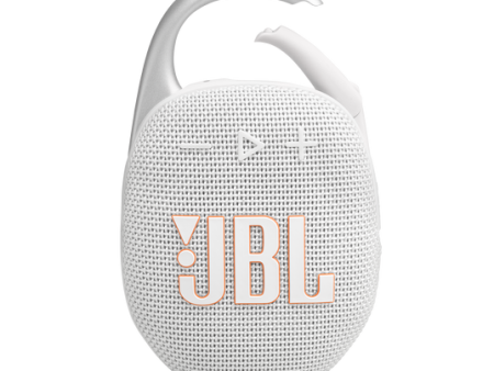 JBL CLIP 5 Ultra-Portable Bluetooth Speaker (White) Online now