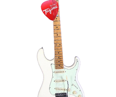 Tagima TG 530-OWH-LF MG Electric Guitar (Olympic White) Online now