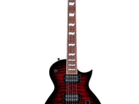 ESP EC-256QM Electric Guitar (See Thru Black Cherry Sunburst) Sale