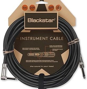 Blackstar BS-CBLSTD6MSA 1 4  To 1 4 Standard Cable - 6M (Angle) Online Hot Sale