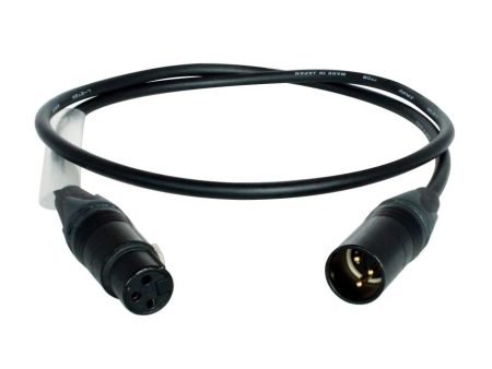 Digiflex CXX-C2-10-GIGPACK Black Connectors with Gold Contacts NC3FXX-B to NC3MXX-B Cable - 10  Sale