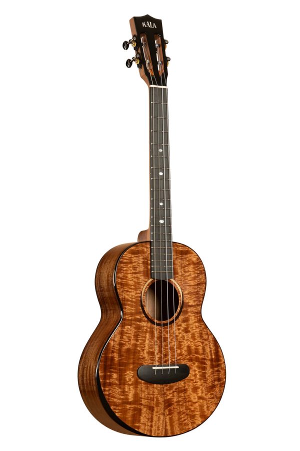 Kala KA-CT-SA-BG-BAG Contour All Solid Gloss Acacia Baritone Ukulele with Bag Online