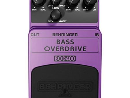 Behringer BOD400 Bass Overdrive Effect Pedal Online now