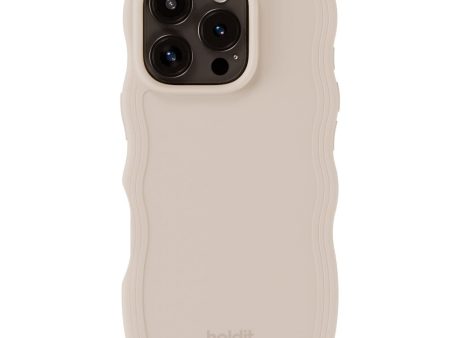 Holdit iPhone 16 Pro Wavy Case - Light Beige For Cheap