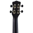 Luna VINTAGE Mahogany Soprano Ukulele (Black Satin) Online Sale