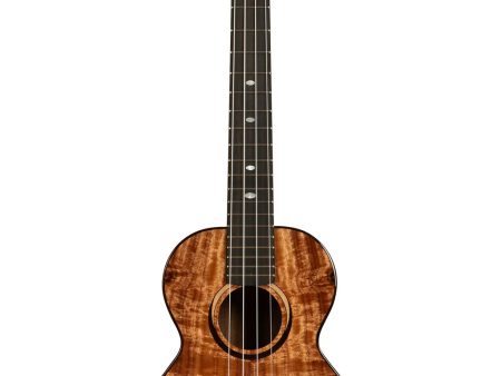 Kala KA-CT-SA-TG-BAG Contour All Solid Gloss Acacia Tenor Ukulele with Bag For Discount