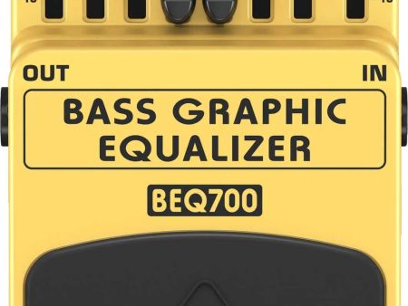 Behringer BEQ700 7-Band Equalizer Foot Pedal For Bass For Discount