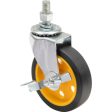 Rock-N-Roller RCSTR4X1 Caster Wheel with Brake for R2 and R6 Carts (2-Pack) - 4 x 1  For Discount