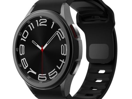 Samsung Galaxy Watch 4   5   6   7   FE Tech-Protect Silicone Line Urrem - Sort Fashion