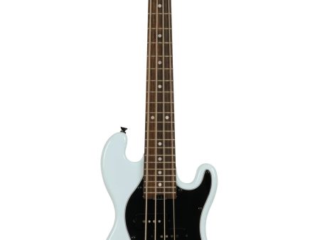 Kala UBASS-SB-LB-FS Solid Body 4-String Fretted Ukulele Bass (Powder Blue) Hot on Sale