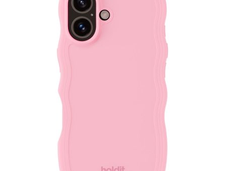 Holdit iPhone 16 Plus Wavy Case - Pink Fashion