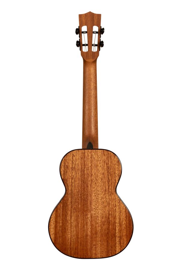 Kala KA-CT-SMH-TG-BAG Contour All Solid Gloss Mahogany Tenor Ukulele with Bag For Sale