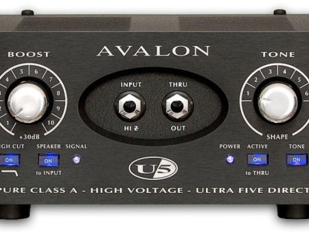 Avalon U5 Microphone Preamplifier (Black) on Sale