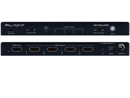 Key Digital KD-DA1X4DC HDMI Distribution Amplifier For Cheap