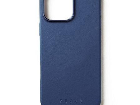 Mujjo iPhone 16 Pro Max Leather Case - MagSafe Kompatibel - Blå Sale