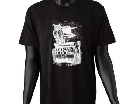 PRS Owl Vignette Stevensville Tee - Medium (Black) Online now