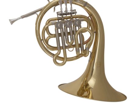 Grassi GR SBH760 French Horn in Bb Child Size School Series (Yellow Brass Lacquered) Fashion