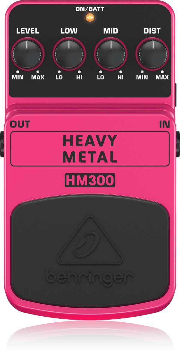 Behringer HM300 Heavy Metal Distortion Effect Pedal For Sale