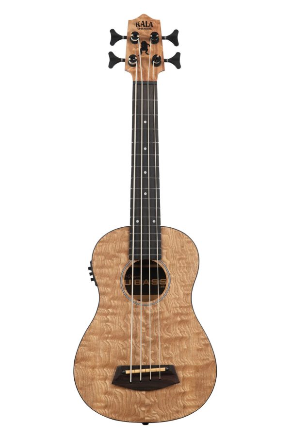 Kala UBASS-QA-FS Quilted Ash Acoustic-Electric Fretted U BASS Fashion