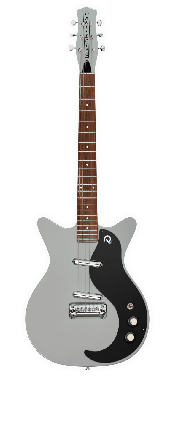 Danelectro 59 NOS+ Series Electric Guitar (Ice Gray) Fashion