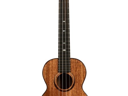 Kala KA-CT-SMH-TG-BAG Contour All Solid Gloss Mahogany Tenor Ukulele with Bag For Sale