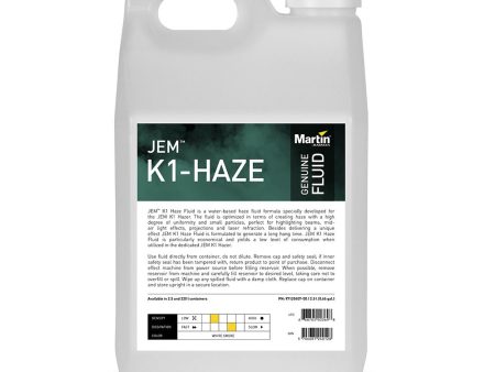 Jem Pro K1 HAZE Premium Haze Fluid - 2.5L Online Hot Sale