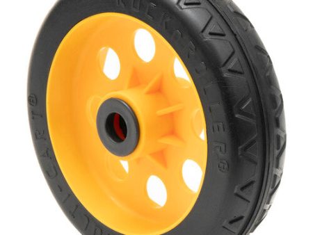 Rock-N-Roller RWHLS8X2 R-Trac Symmetrical Wheel for R12 Caster 2-Pack (Yellow Hub) - 8 x 2  For Cheap