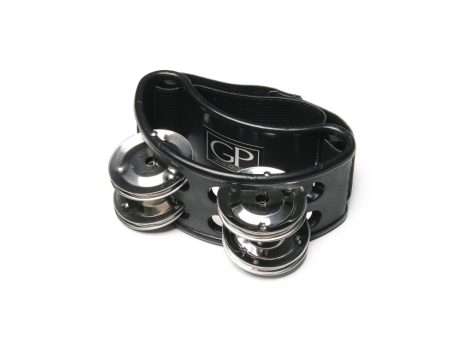 Granite Percussion GP-FTBK Foot Tambourine (Black) Fashion