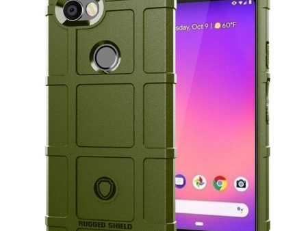 EIDERWOOD Google Pixel 3a Rugged Shield Series Håndværker Cover - Mørkegrøn For Sale