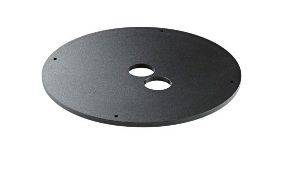 K&M 26709 Round Weight Plate for Speaker Stands - 5kg (Black) Hot on Sale