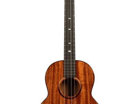 Kala KA-CT-SMH-BG-BAG Contour All Solid Gloss Mahogany Baritone Ukulele with Bag Supply