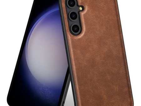 EIDERWOOD Samsung Galaxy A16 Kunstlæder Cover m. Fleksibel Plastik Kanter - Brun Supply