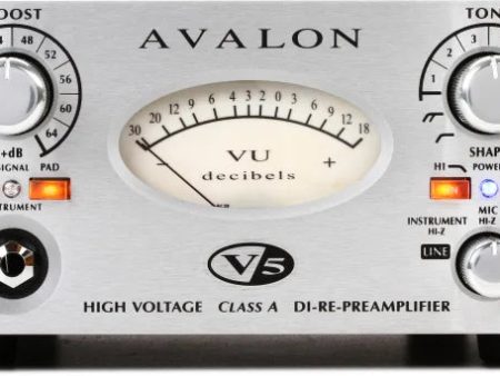 Avalon V5 Microphone Preamplifier (Silver) Online now