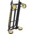 Rock-N-Roller R64C 8-In-1 Equipment Cart with Swiveling Casters Cheap