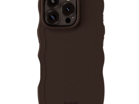 Holdit iPhone 16 Pro Wavy Case - Chocolate For Discount