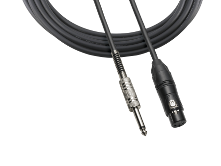 Audio-Technica ATR-MCU10 XLR to 1 4  Microphone Cable - 10  For Discount